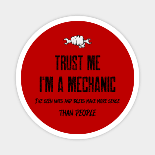 Trust me I'm a mechanic. Magnet